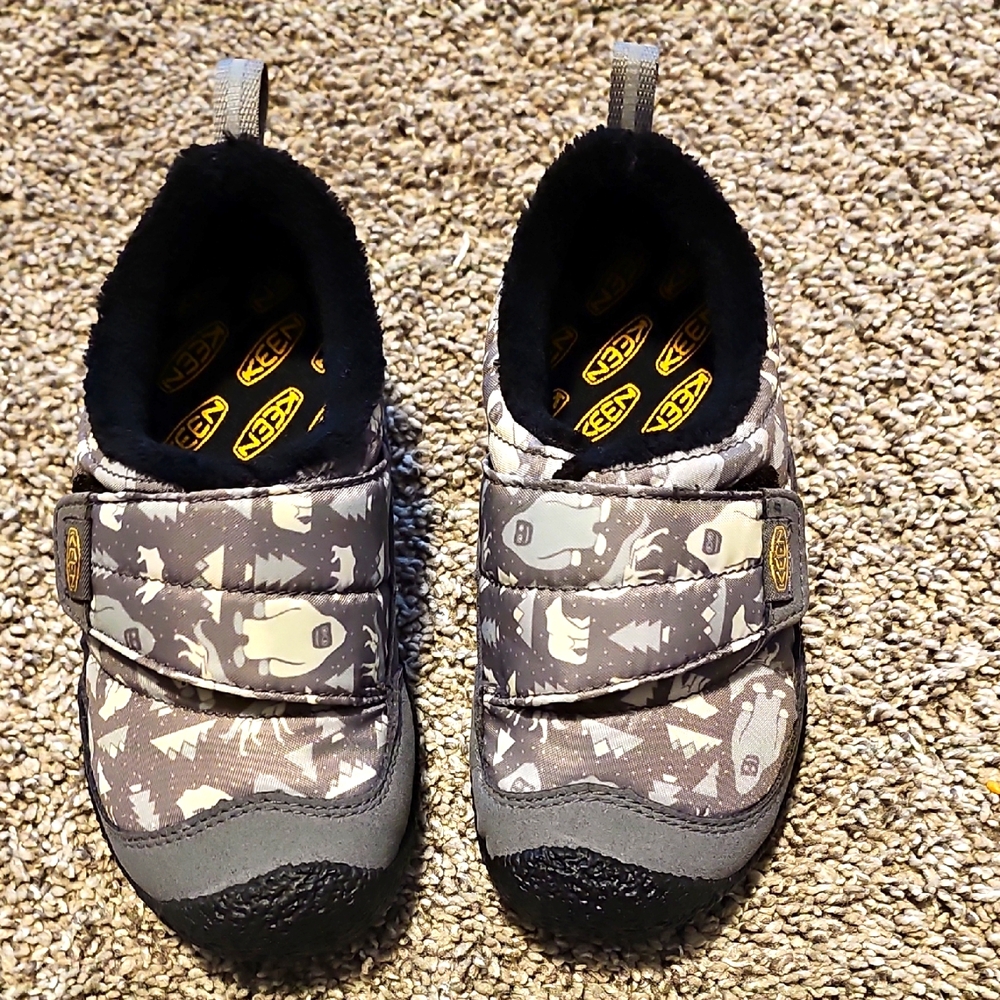 NWOT-KEEN Kids' Gray Patterned Shoes-NEVER WORN